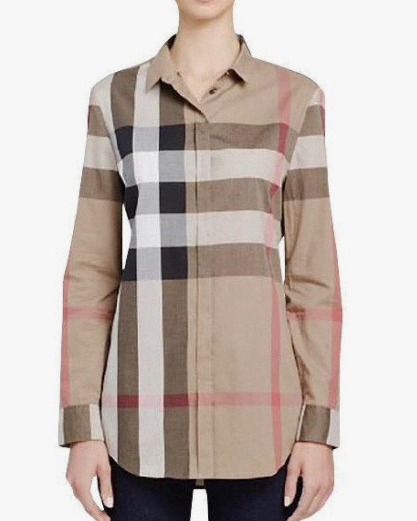 Burberry BRIT Signature Check Shirt - CHIC Kuwait Luxury Outlet