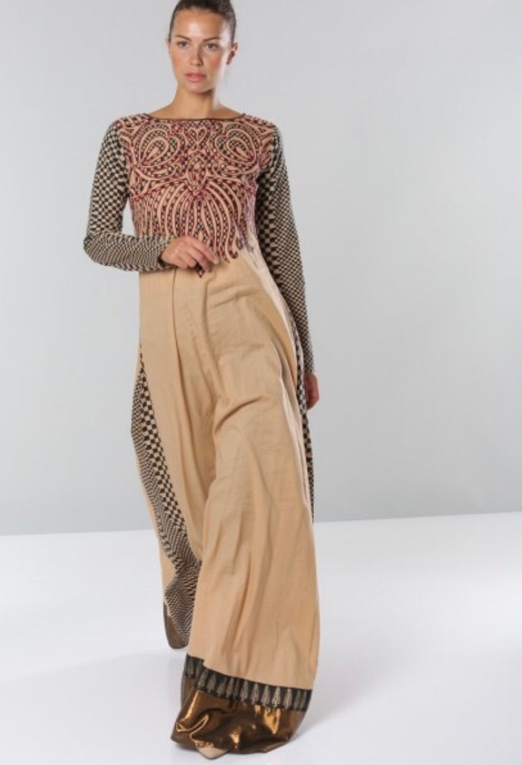 Floral Check Print Daraa