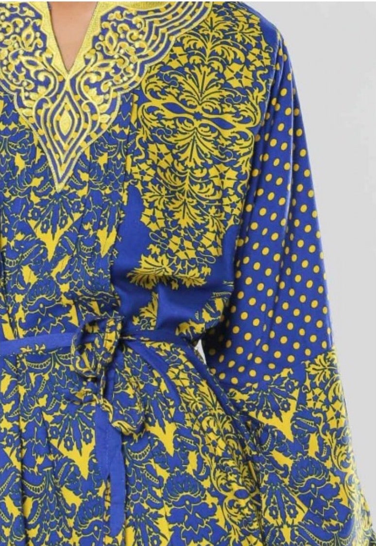 Damask Floral Print Daraa