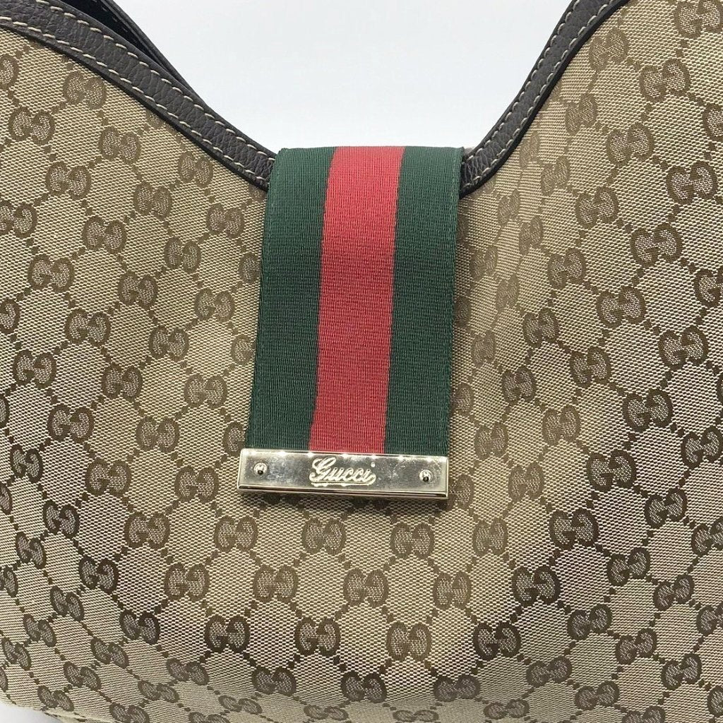 Gucci Monogram Canvas Large Hobo Tote - CHIC Kuwait Luxury Outlet
