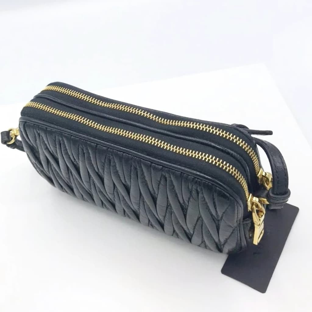 Miu Miu Matelasse Mini Camera Bag - chickuwait.com