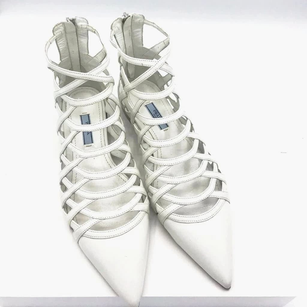 Prada Ankle Boot Sandal Flat - CHIC Kuwait Luxury Outlet