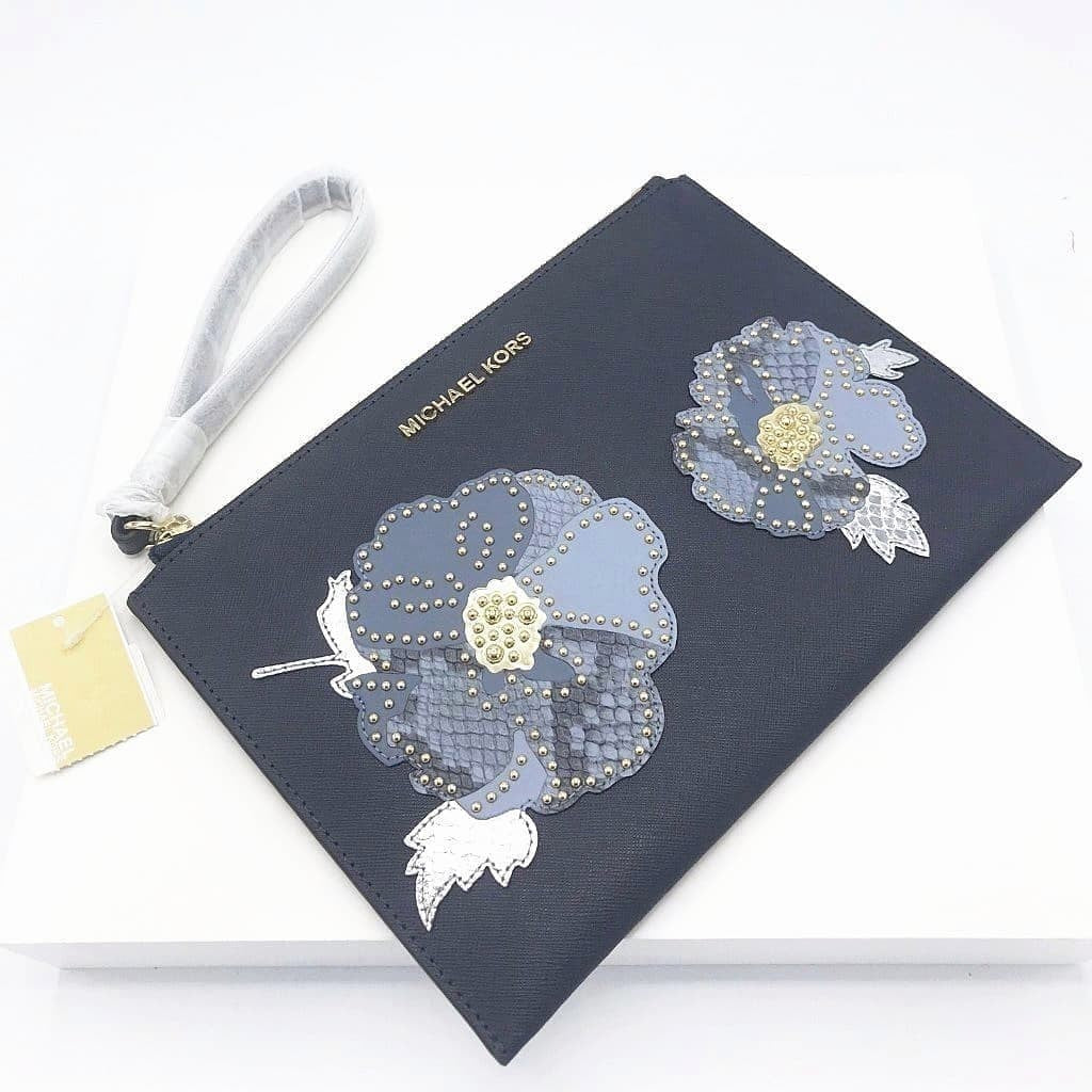 Michael Kors Clutch Floral Wristlet - CHIC Kuwait Luxury Outlet