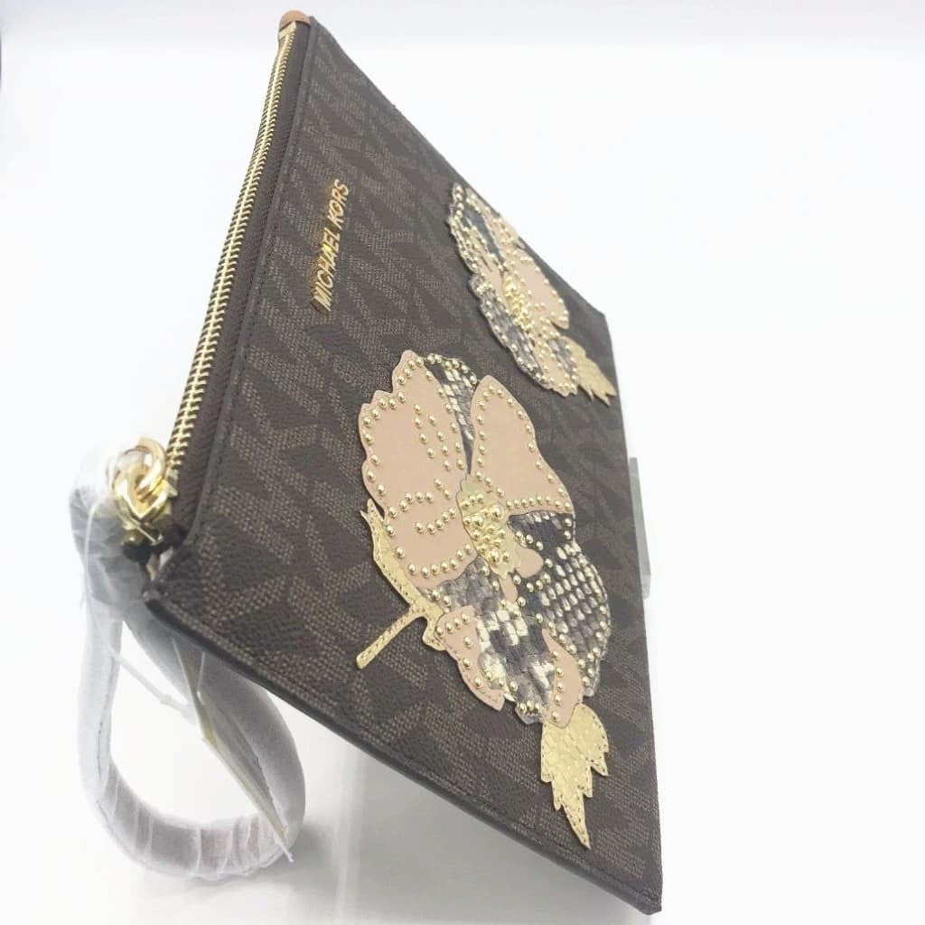 Michael Kors Clutch Floral MK Wristlet - CHIC Kuwait Luxury Outlet