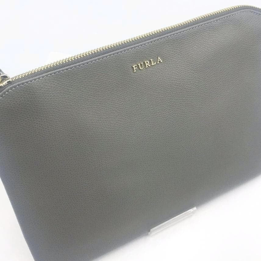 Furla Venere Envelope Clutch Grey - CHIC Kuwait Luxury Outlet