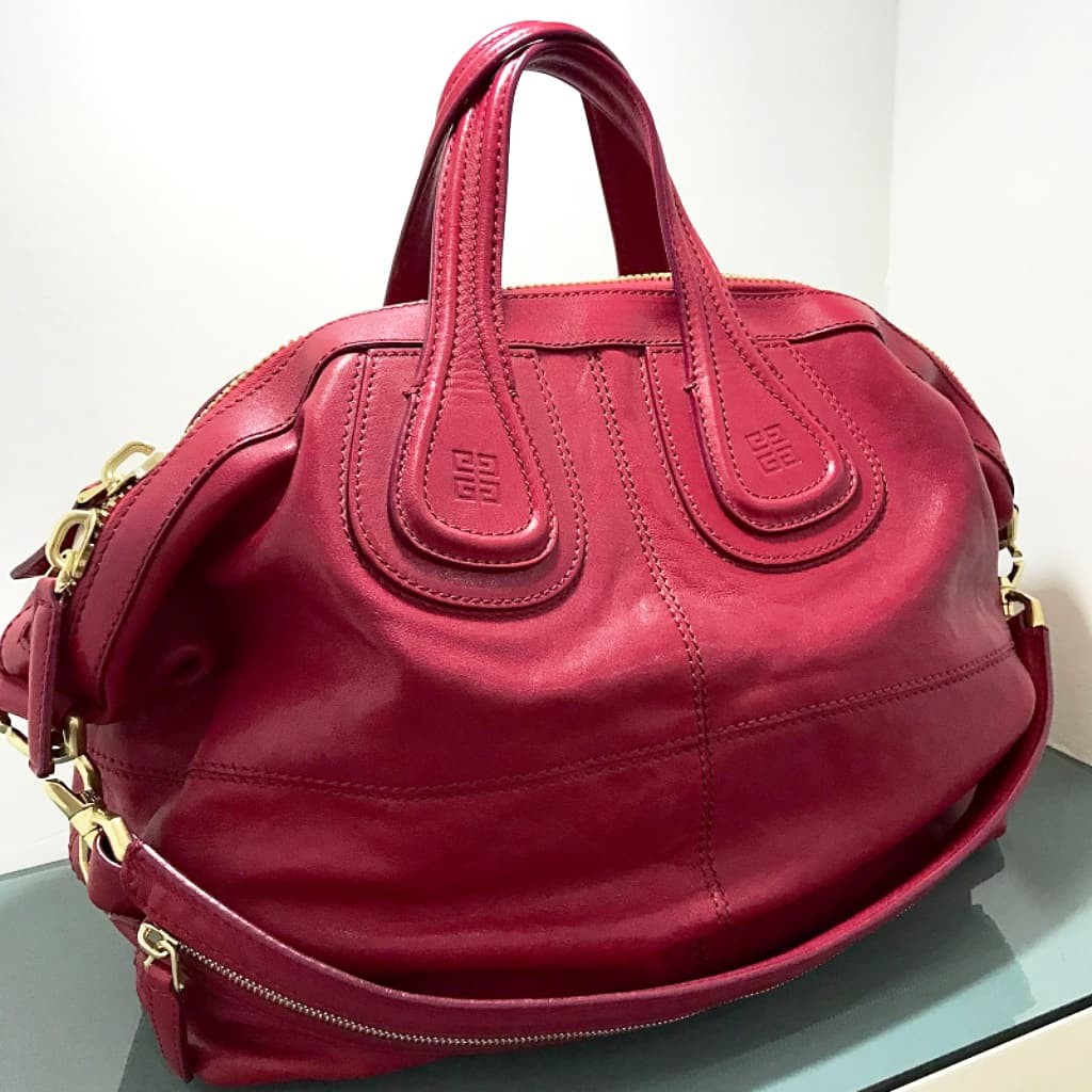 Givenchy Nightingale Medium Leather Satchel - CHIC Kuwait Luxury Outlet