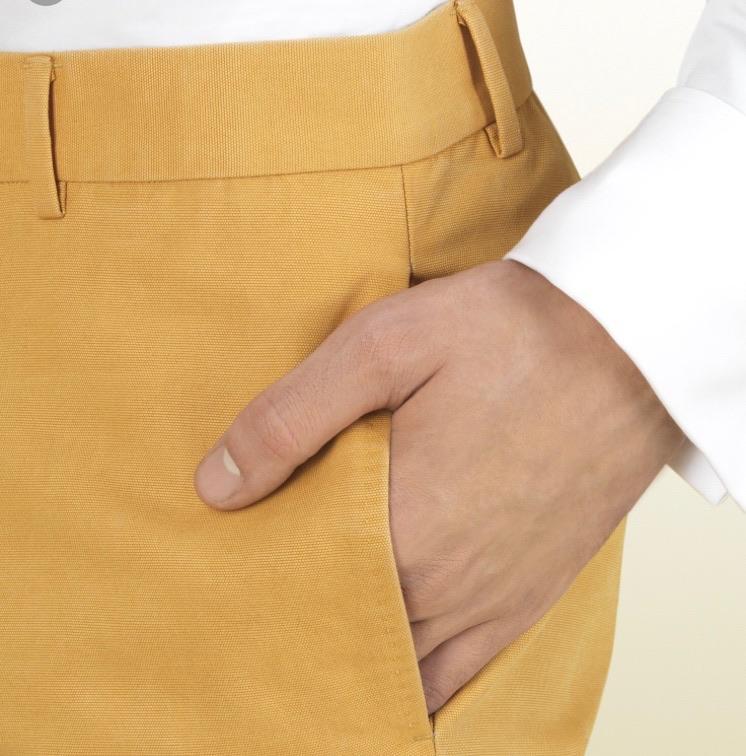 Gucci Tailored Pants Mustard - CHIC Kuwait Luxury Outlet