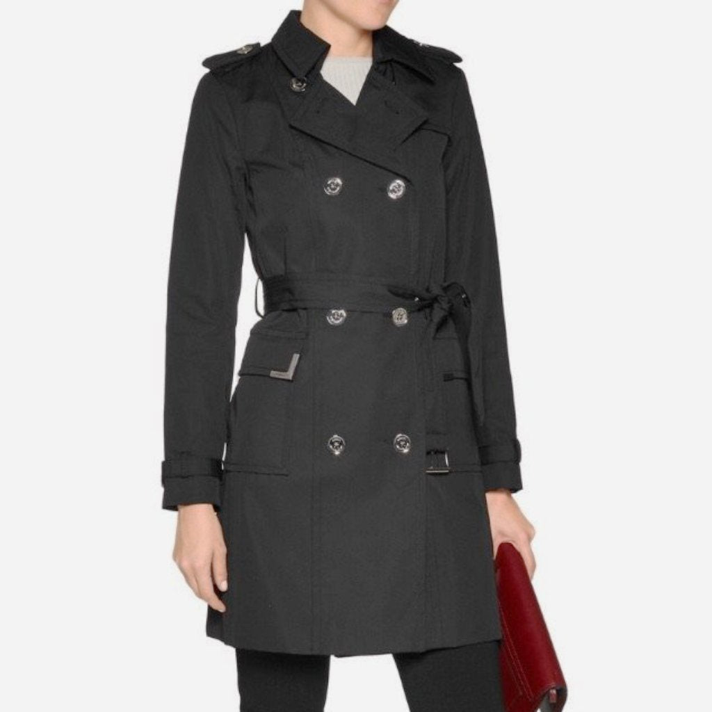 Michael Kors Cotton Blend Trench Coat - chickuwait.com