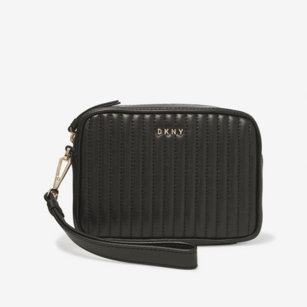 DKNY Small Quilted Leather Clutch - CHIC Kuwait Luxury Outlet