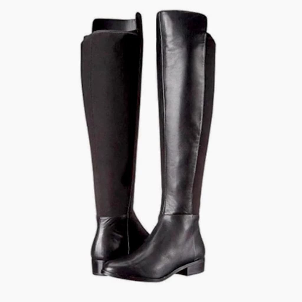 Michael Kors Bromley Leather Knee Boots - CHIC Kuwait Luxury Outlet