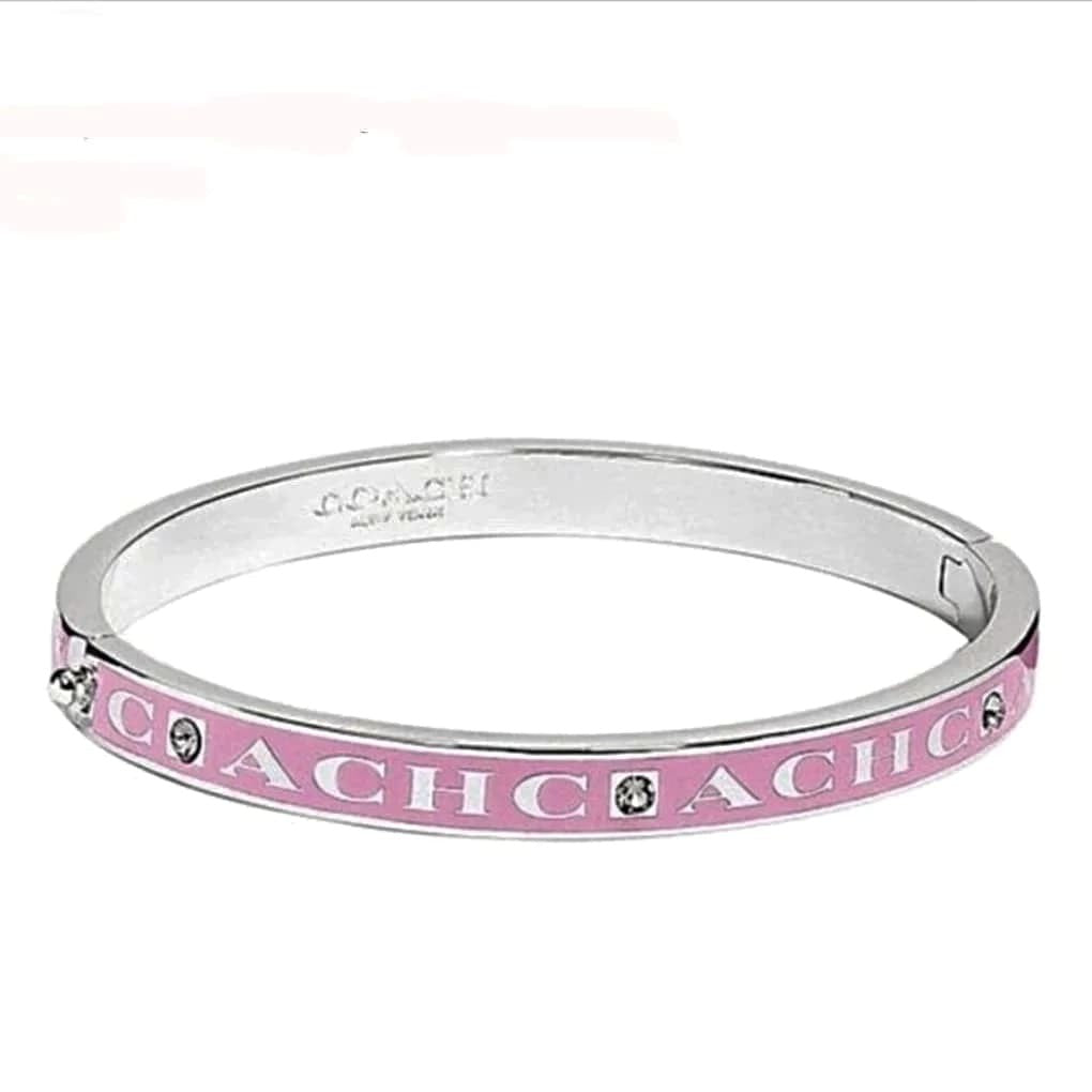 Coach Pave hinged Enamel Bangle - CHIC Kuwait Luxury Outlet