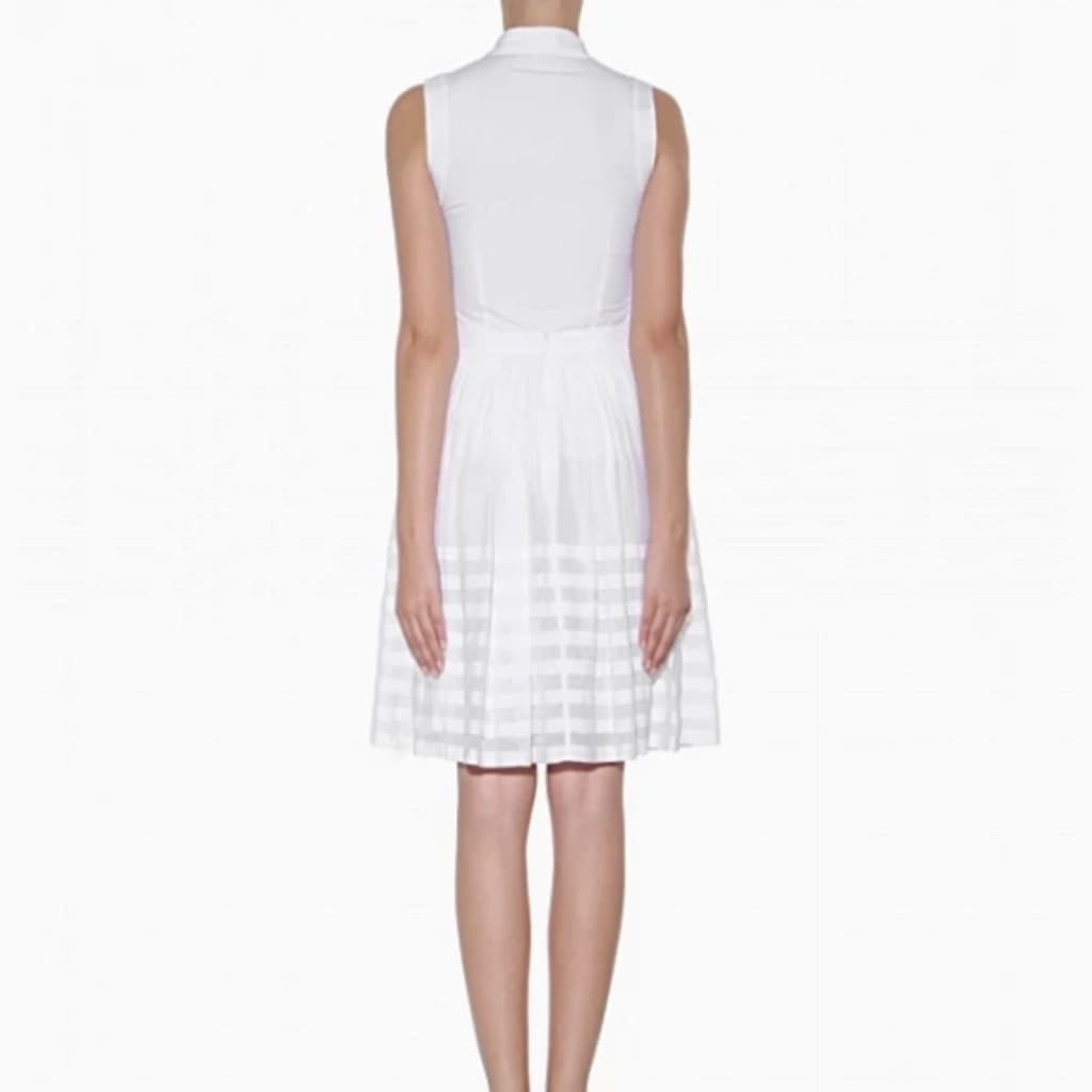 Burberry BRIT Cotton & Silk-blend Skirt - CHIC Kuwait Luxury Outlet