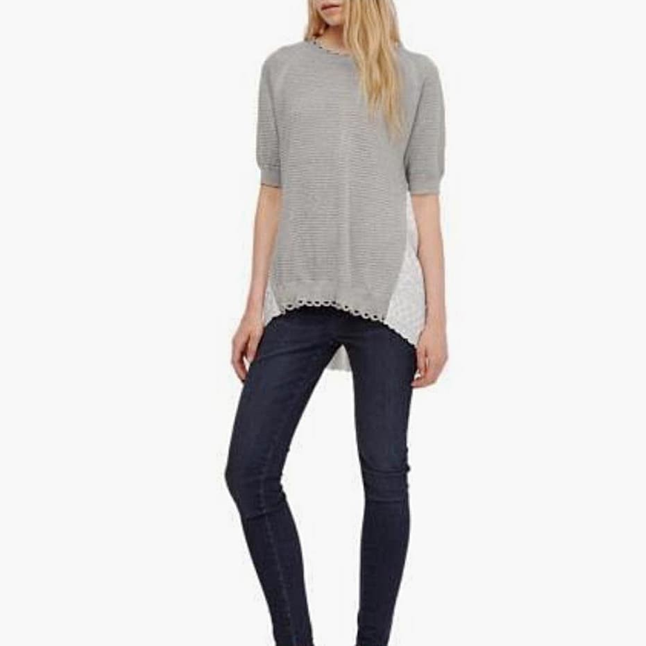 French Connection Scallop Crochet Jumper - CHIC Kuwait Luxury Outlet