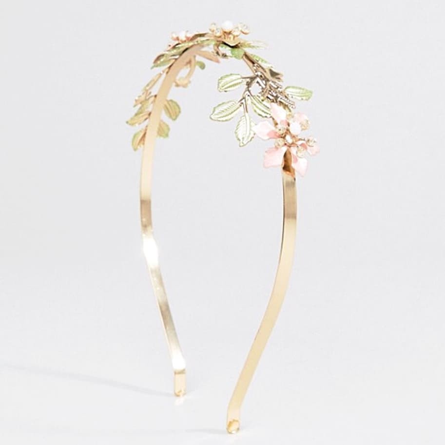 Pastel floral Metal headband - chickuwait.com