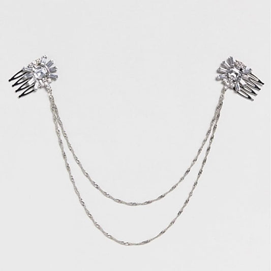 Crystal Side Back Hair Chain - chickuwait.com