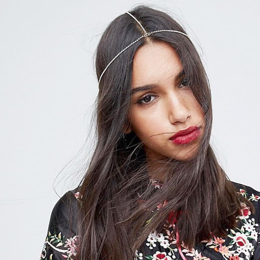 Simple Crystal Hair Chain - chickuwait.com