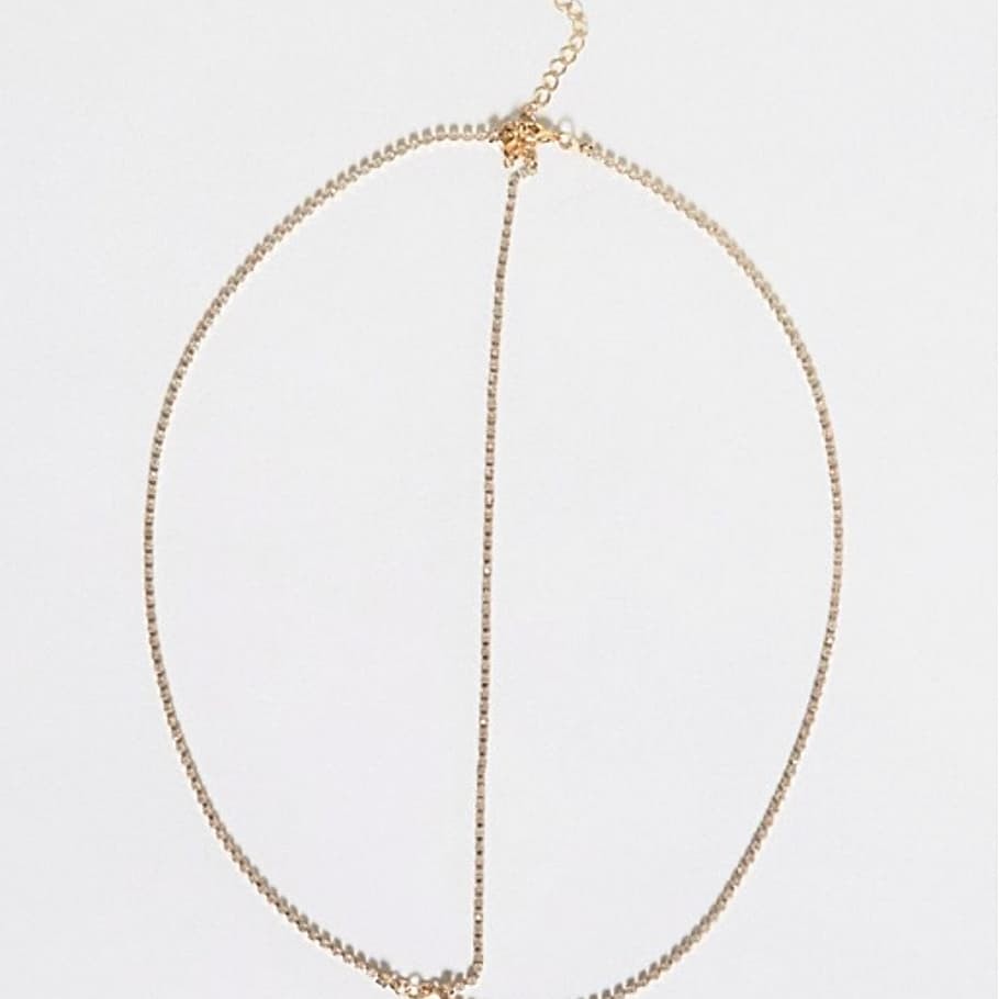 Simple Crystal Hair Chain - chickuwait.com