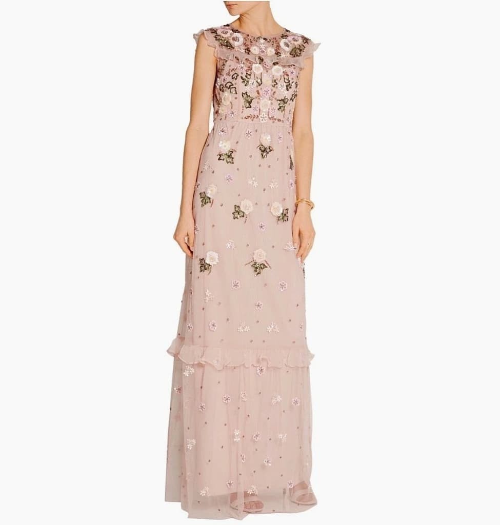 Needle & Thread Organza Embellished Tulle Dress - CHIC Kuwait Luxury Outlet