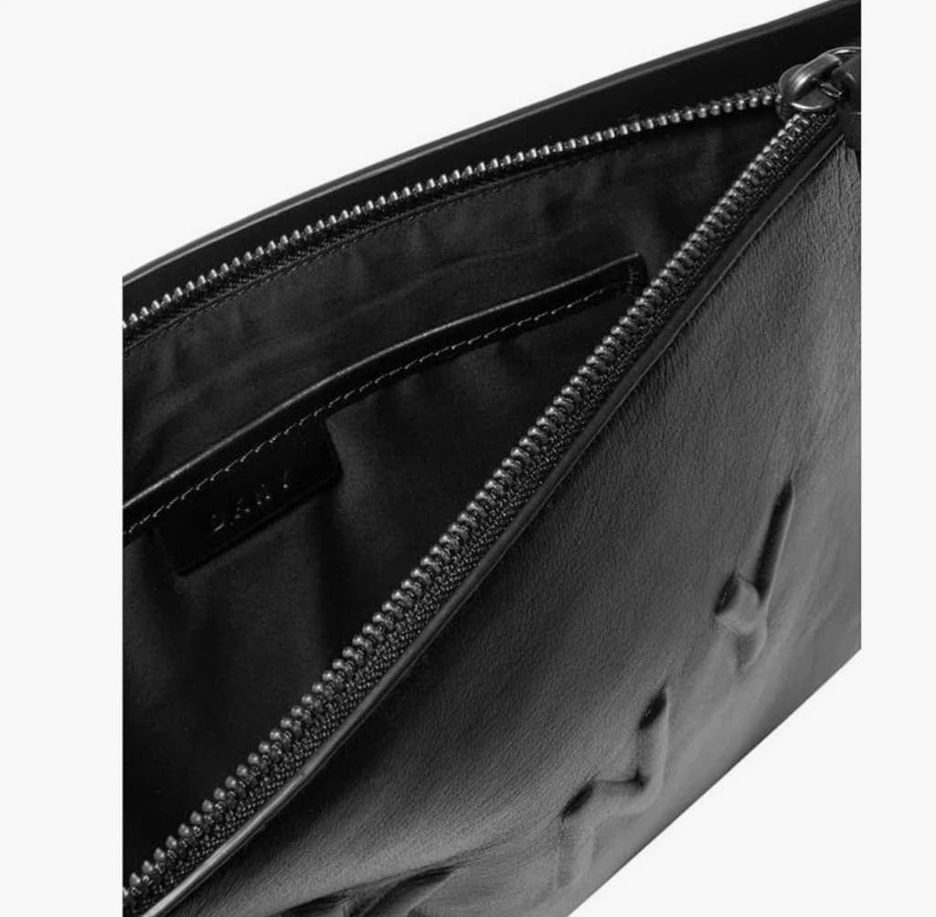 DKNY Embossed Leather Clutch - CHIC Kuwait Luxury Outlet