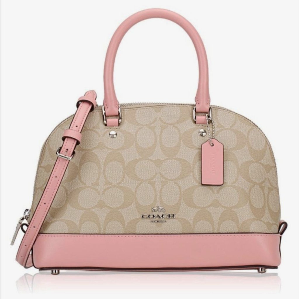 Coach Mini Sierra Satchel Handbag (Mini, Light Khaki/Pink Ruby): Buy Online  at Best Price in UAE 
