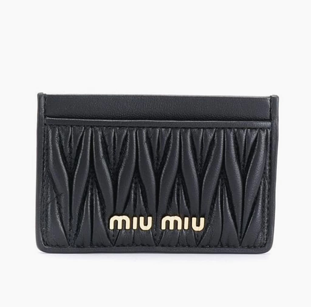 Miu Miu Card Holder Matelasse - CHIC Kuwait Luxury Outlet
