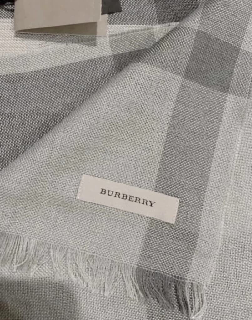 Burberry Scarf Gauze Large Check - chickuwait.com