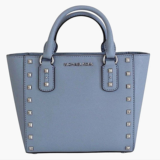 Michael Kors Sandrine Stud Crossbody Blue - chickuwait.com