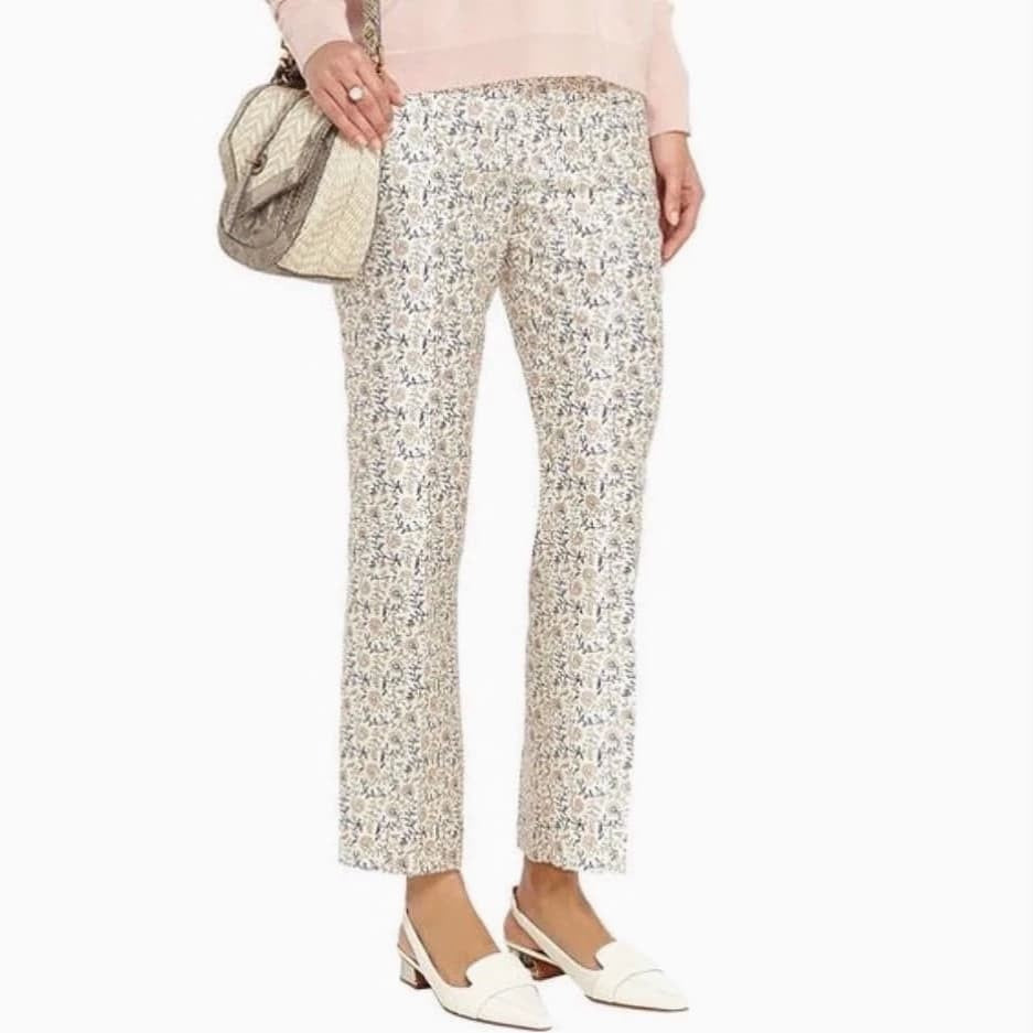 Tory Burch Silk Straight Leg Pants - CHIC Kuwait Luxury Outlet