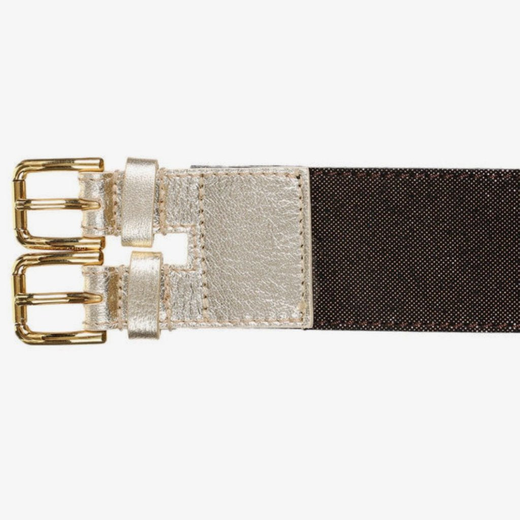 Dolce & Gabbana Leather Belt Paillette - CHIC Kuwait Luxury Outlet