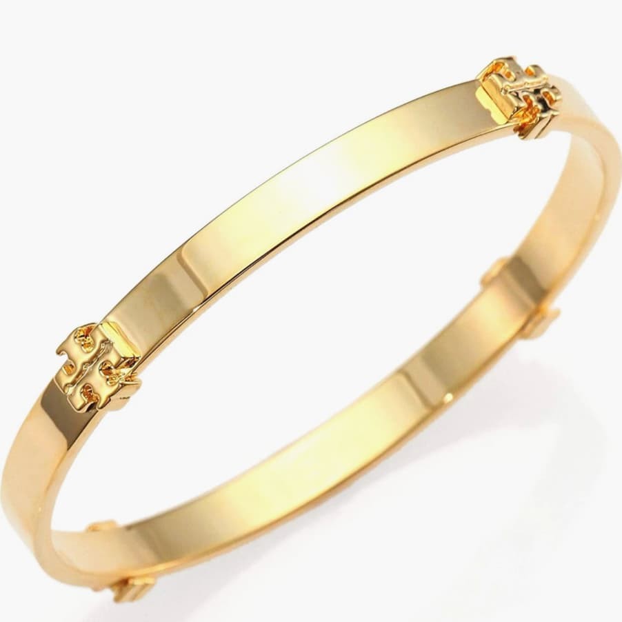 Tory Burch Logo Bangle Gold - chickuwait.com