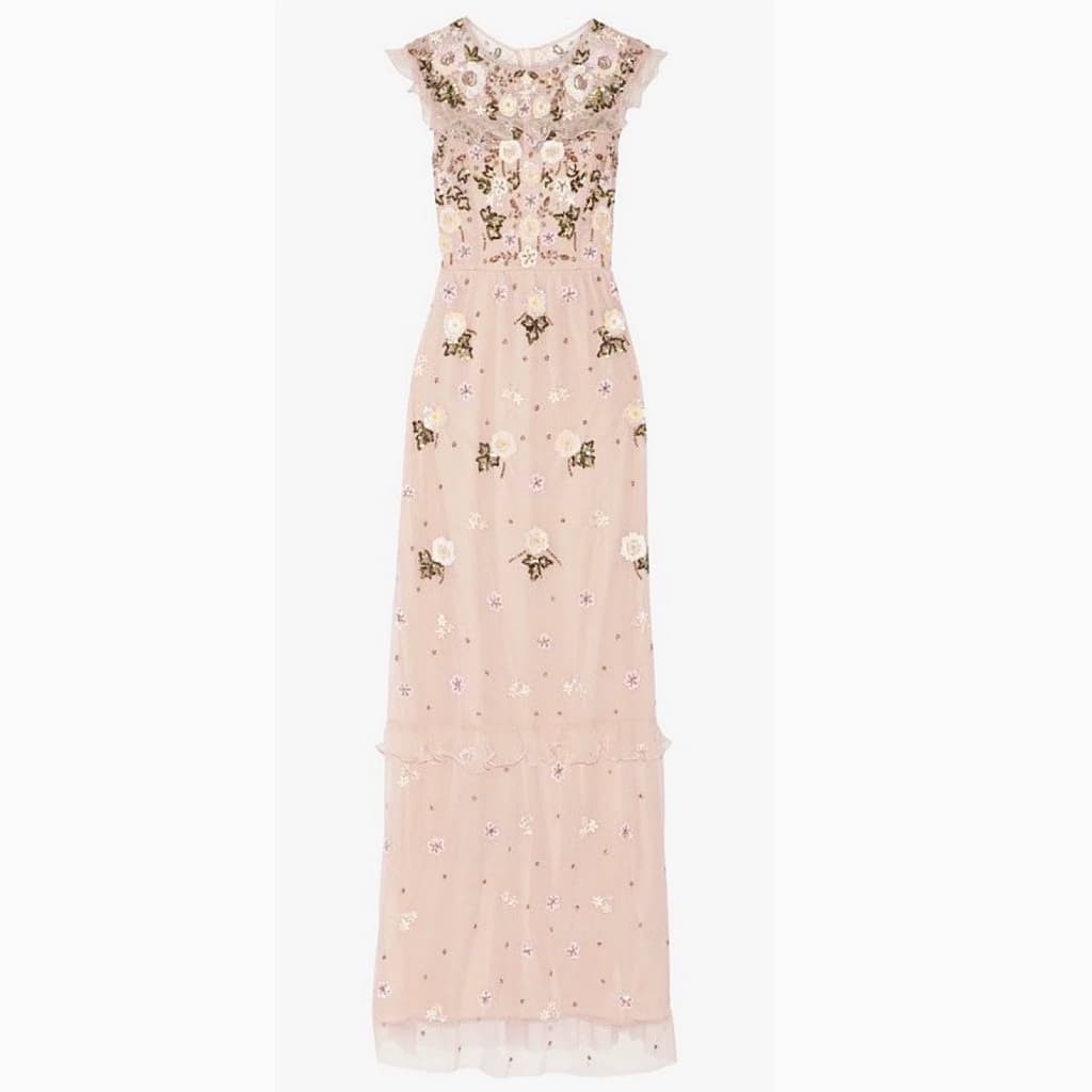 Needle & Thread Organza Embellished Tulle Dress - CHIC Kuwait Luxury Outlet