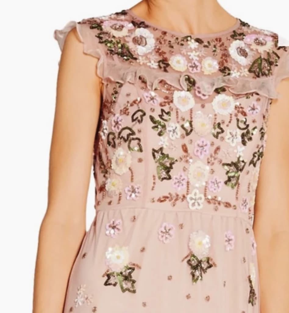 Needle & Thread Organza Embellished Tulle Dress - CHIC Kuwait Luxury Outlet