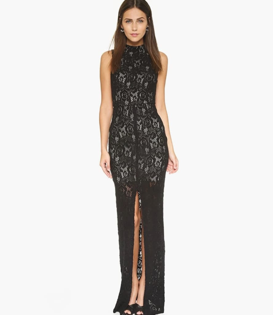 Alice & Olivia Gisela Lace Gown - CHIC Kuwait Luxury Outlet