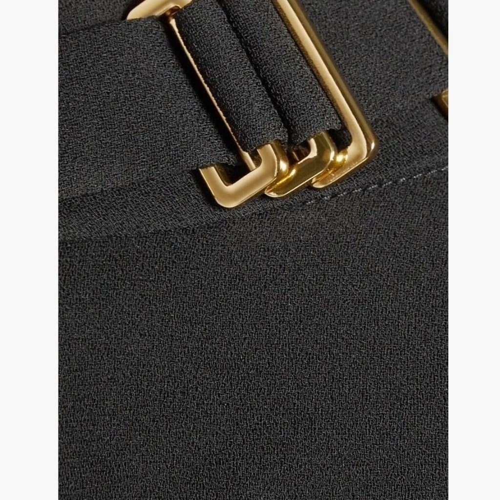 Halston Heritage High Neck Crepe Gown - CHIC Kuwait Luxury Outlet