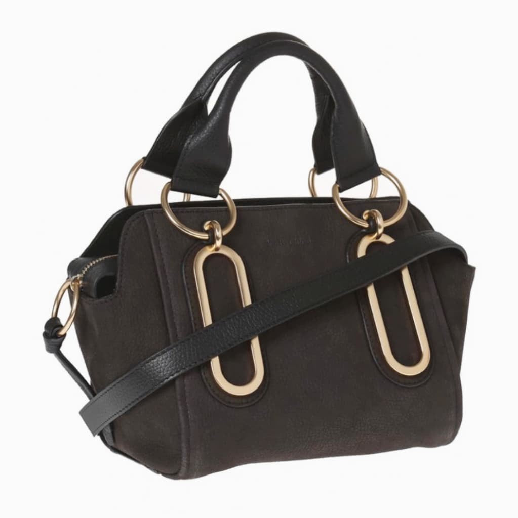 See By Chloe Paige Mini Graphite Crossbody - CHIC Kuwait Luxury Outlet