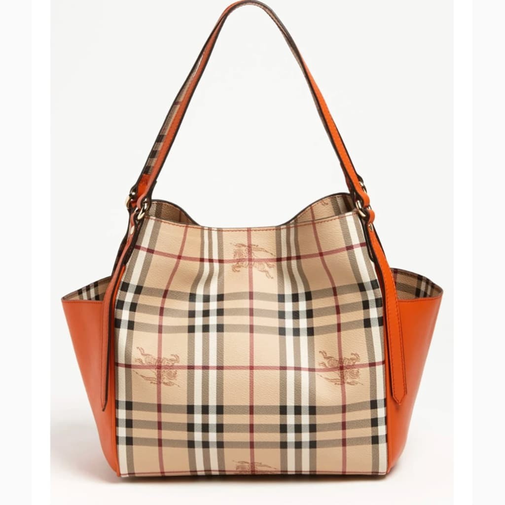 Burberry Canterbury Check Tote - CHIC Kuwait Luxury Outlet