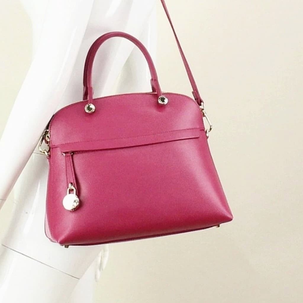 Furla Piper Tote Fushia - CHIC Kuwait Luxury Outlet
