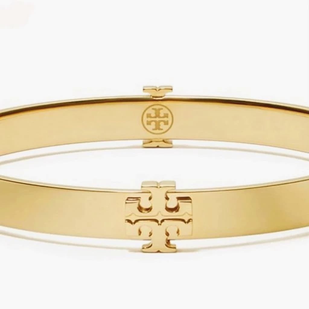 Tory Burch Logo Bangle Gold - chickuwait.com