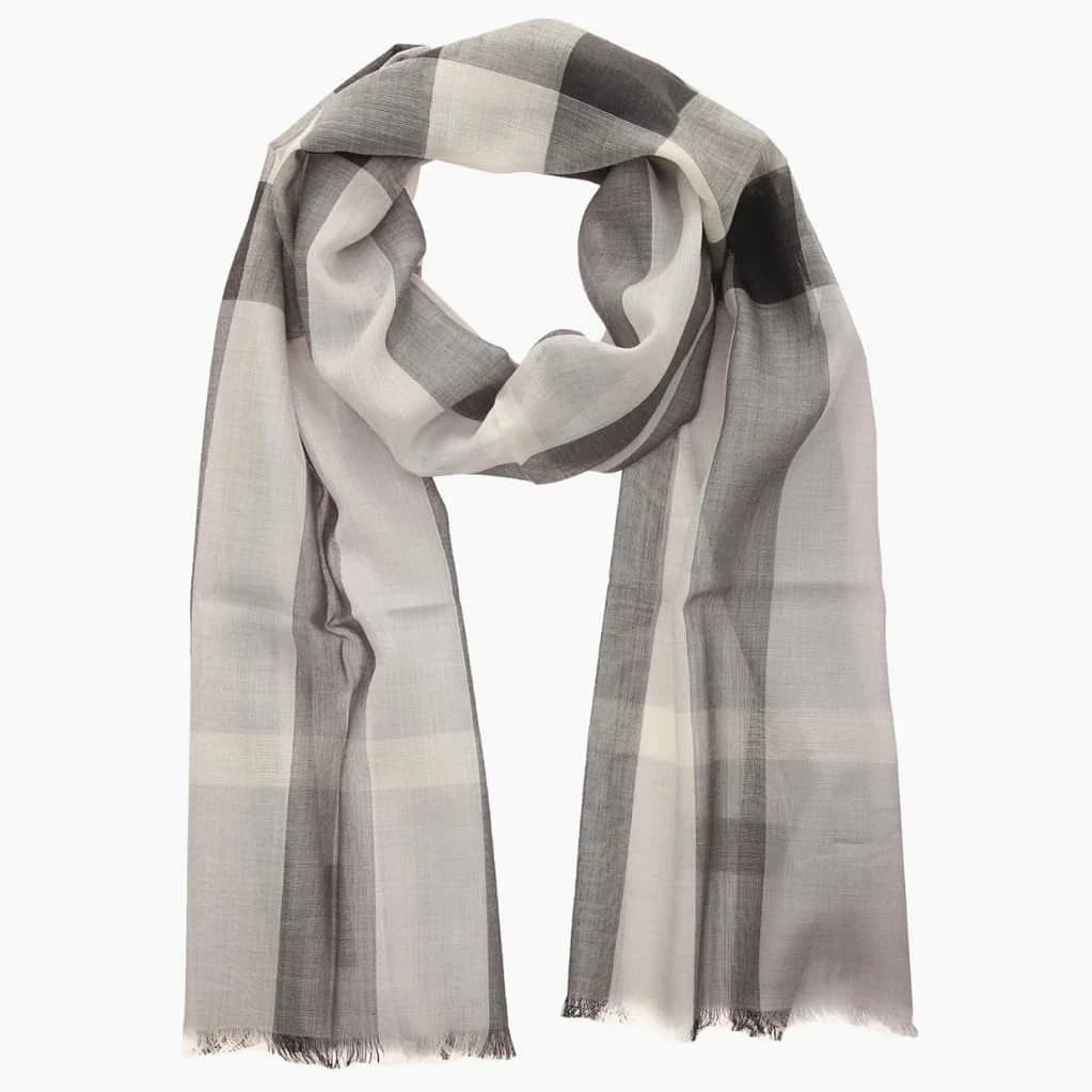 Burberry Scarf Gauze Large Check - chickuwait.com