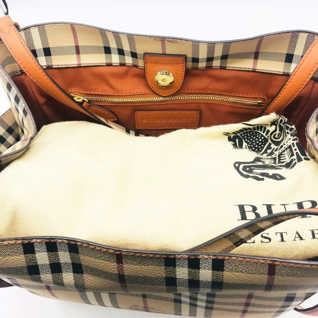 Burberry Canterbury Check Tote - CHIC Kuwait Luxury Outlet