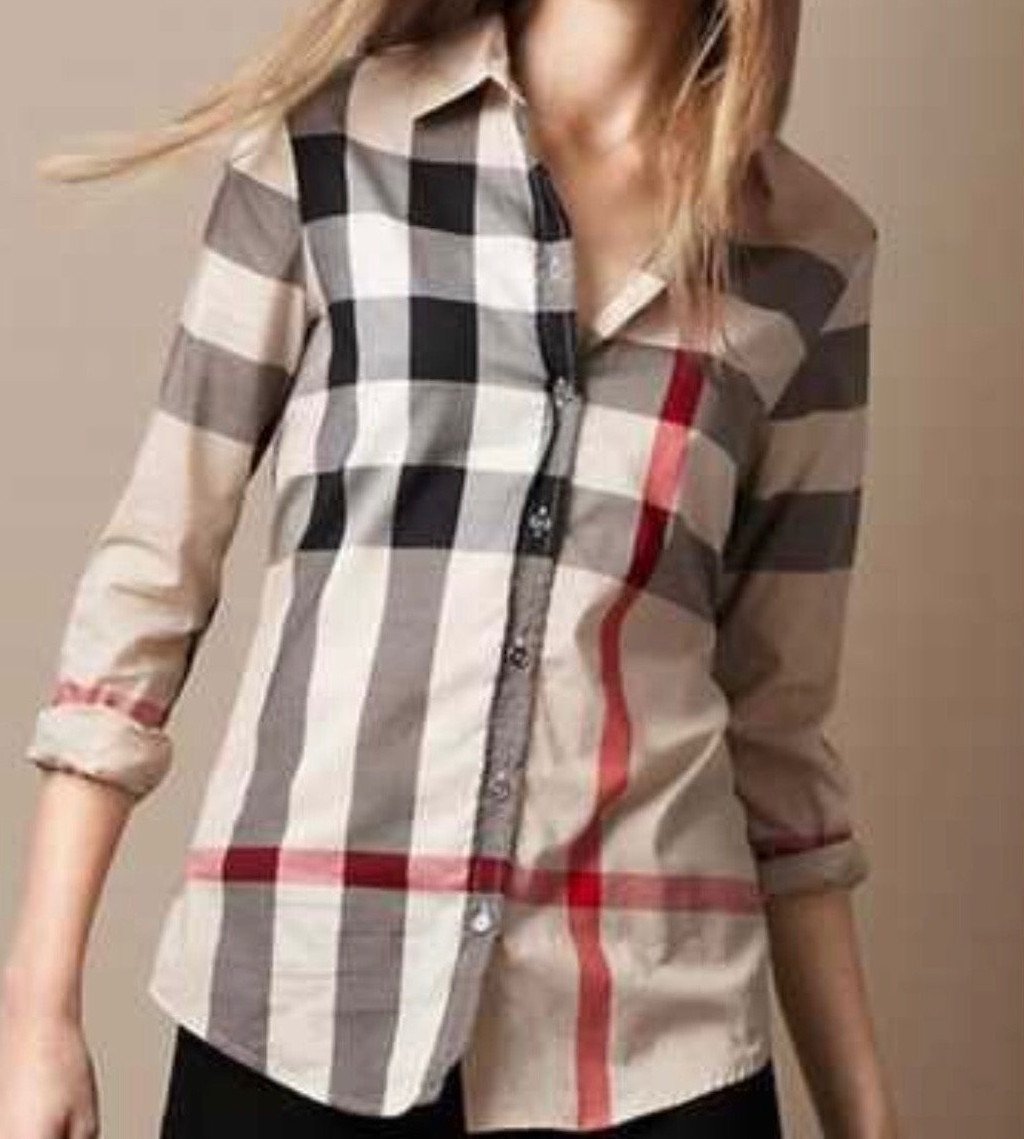 Burberry BRIT Signature Check Shirt - CHIC Kuwait Luxury Outlet