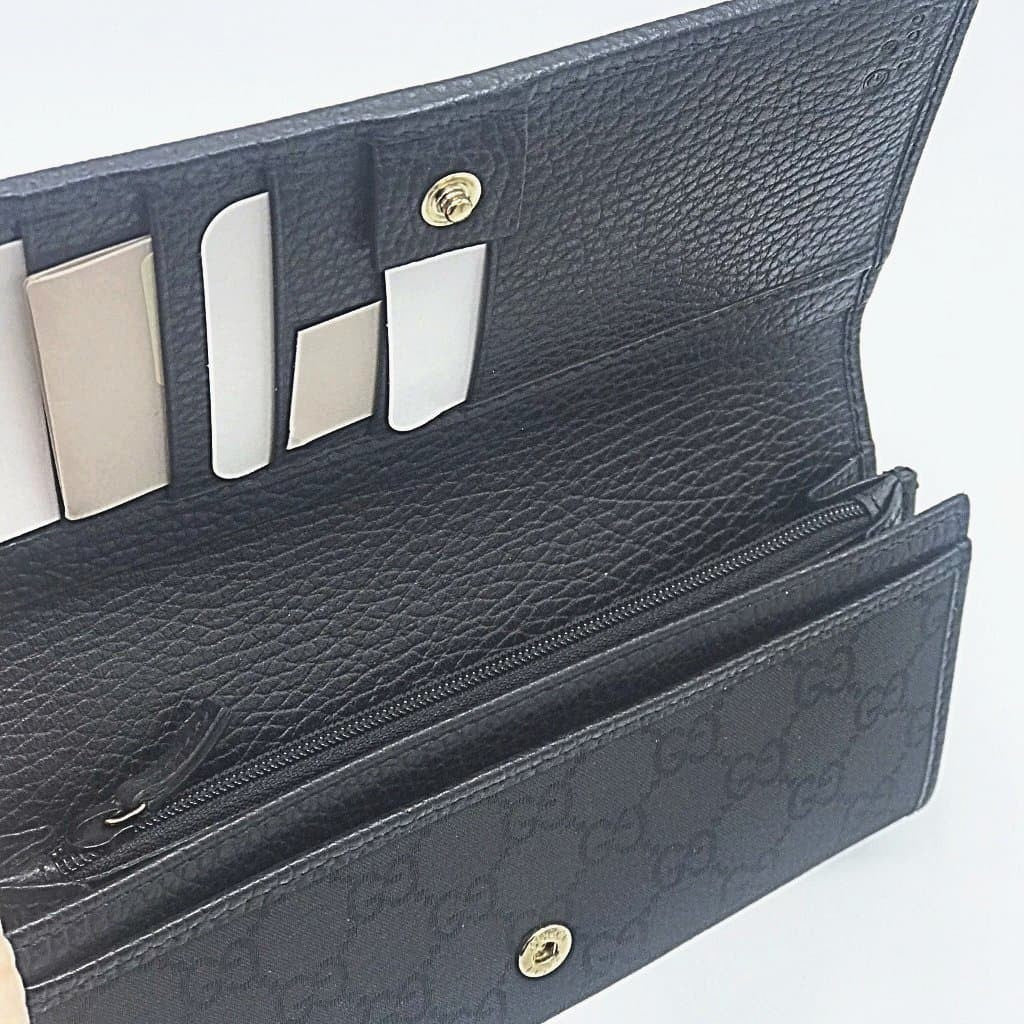 Gucci Continental Wallet GG Canvas - CHIC Kuwait Luxury Outlet