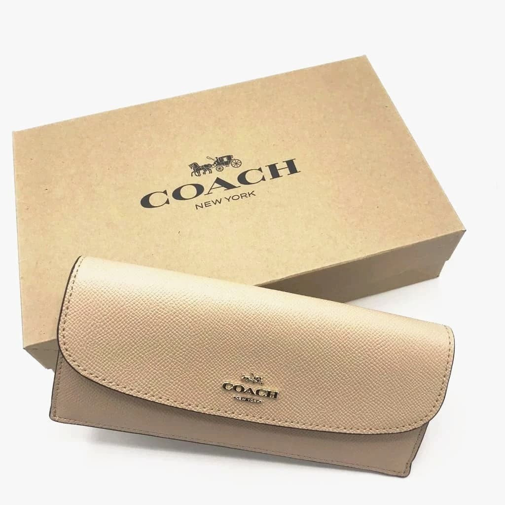 Coach Crossgrain Leather Wallet - CHIC Kuwait Luxury Outlet