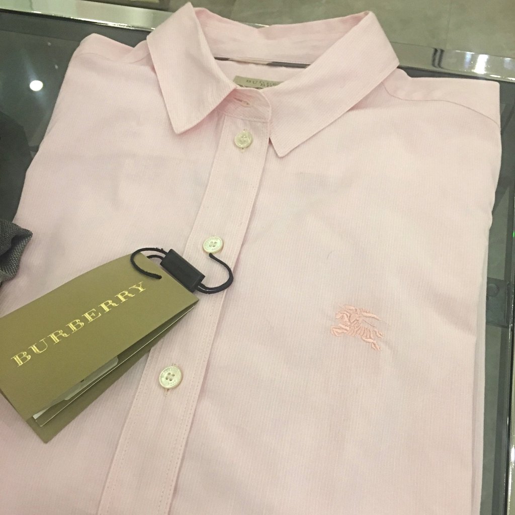 Burberry BRIT Shirt Embroidered Logo - CHIC Kuwait Luxury Outlet