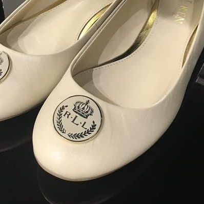 Ralph Lauren Flat Shoes Plate Logo - CHIC Kuwait Luxury Outlet