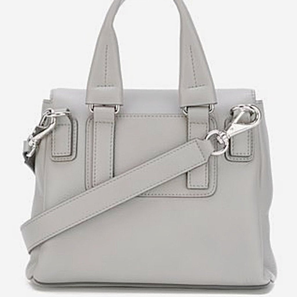 Coach heather grey discount mini grab bag