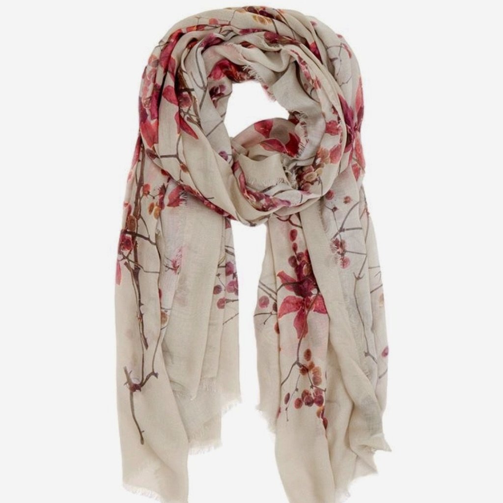 Furla Print Misto Floral Scarf - CHIC Kuwait Luxury Outlet