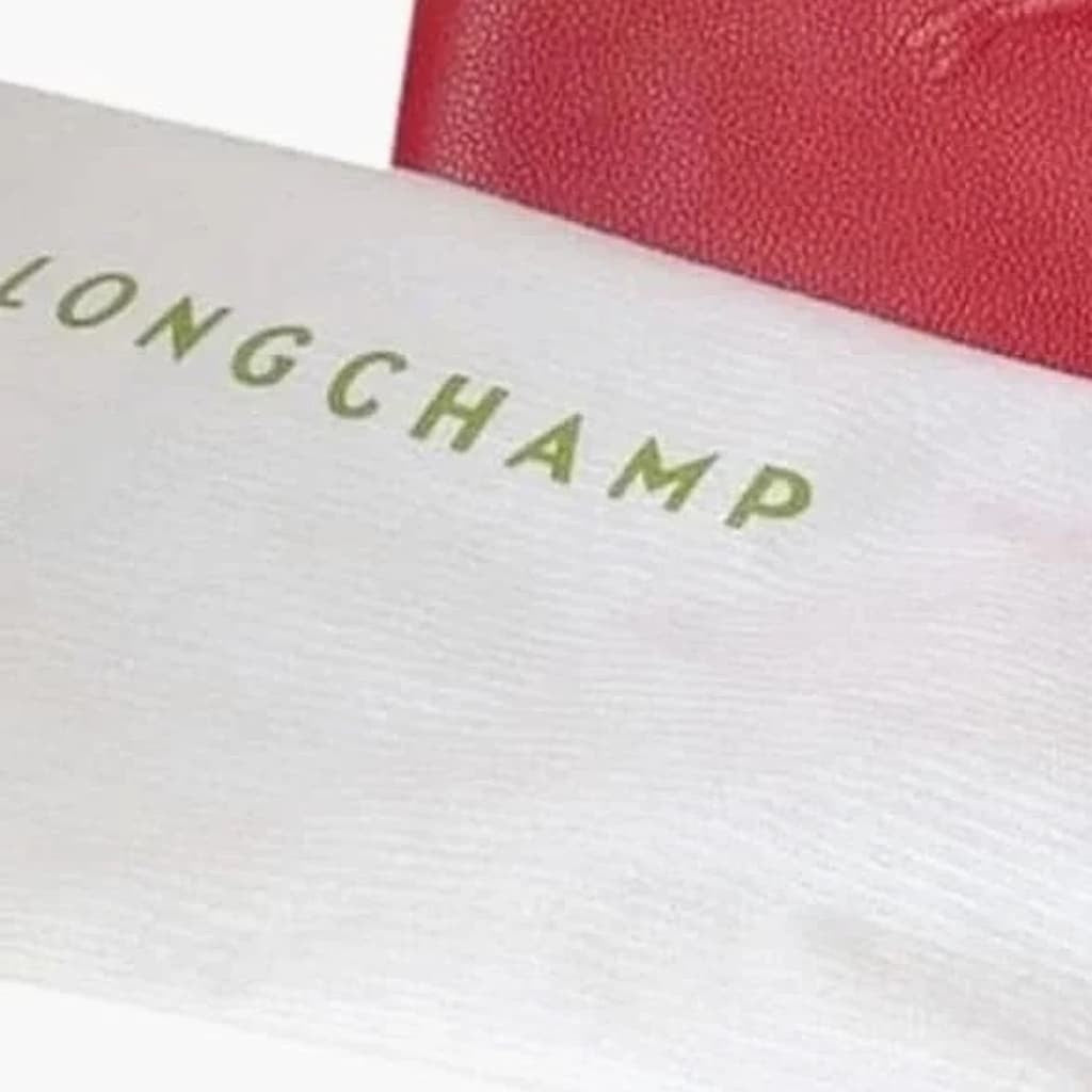 Longchamp Laptop Leather Bag Red - CHIC Kuwait Luxury Outlet