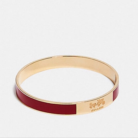 Coach Plaque Enamel Bangle - CHIC Kuwait Luxury Outlet
