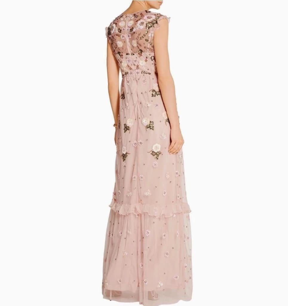 Needle & Thread Organza Embellished Tulle Dress - CHIC Kuwait Luxury Outlet